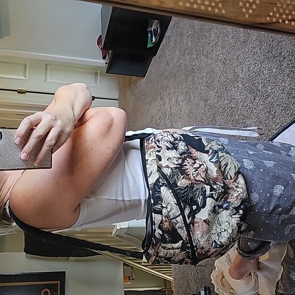 STUNNING VINTAGE CAT TAPESTRY SHOULDER BAG - Picture 2 of 13